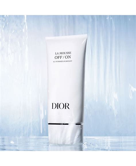 christian dior face wash|dior la mousse off on.